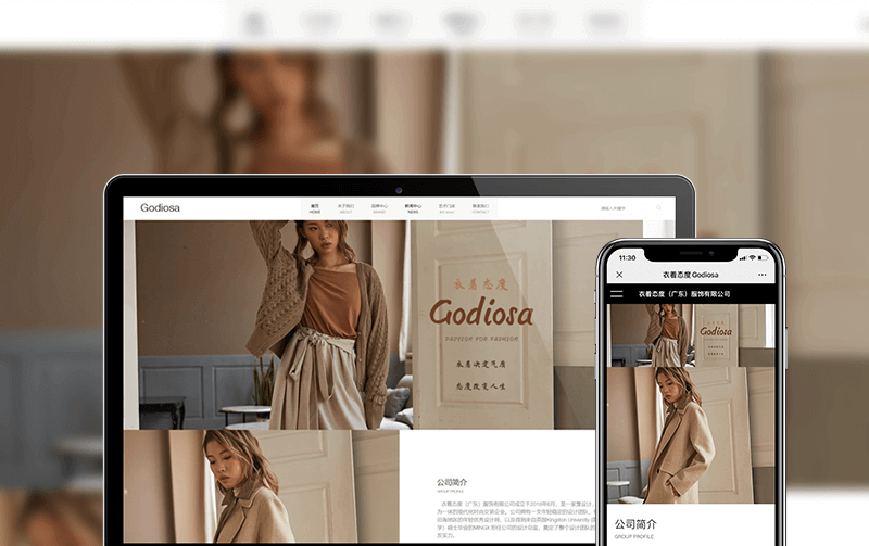 服装网站建设-逸码科技开发案例